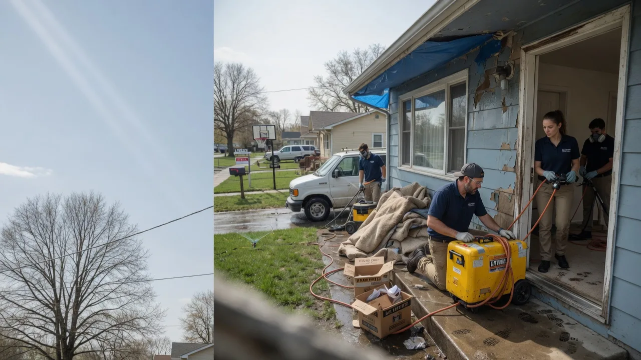 Basement Flood Cleanup in Nelsonville, OH near me